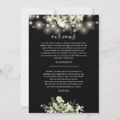 Invitation We Eloped Greenery Floral Wedding Vows Party (Dos)