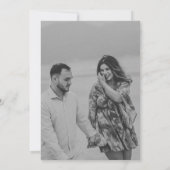 Invitation We Eloped Photo Announcement Card (Dos)