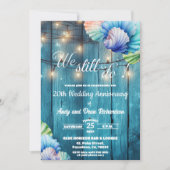 Invitation We Still Do 20th Wedding Anniversary String Lights (Devant)