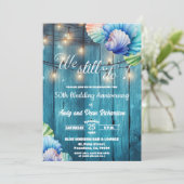 Invitation We Still Do 50th Wedding Anniversary String Lights (Debout devant)