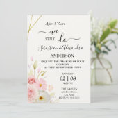 Invitation We still Do Renewal Wedding Vows Anniversary (Debout devant)