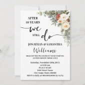 Invitation We Still Do Winter Wedding Anniversary (Devant)