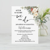 Invitation We Still Do Winter Wedding Anniversary (Debout devant)