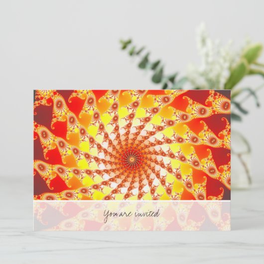 Invitation Web de feu (Debout devant)