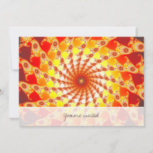 Invitation Web de feu