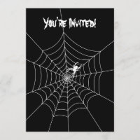 Invitation Web Spider - Vide