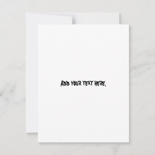 Invitation Web Spider - Vide (Dos)