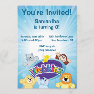 Invitation Webkinz : Entrez et jouez
