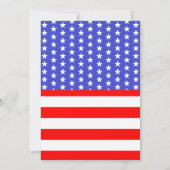 Invitation Wed, White & I Do Patriotic Engagement Party (Dos)