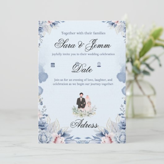 Invitation Wedding  (Debout devant)