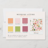 Invitation Wedding Attire | Afterglow Garden Palette (Devant)