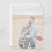 Invitation Wedding, Black & White Simple, Typography, Script, (Dos)