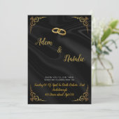 Invitation Wedding Card  (Debout devant)