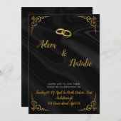 Invitation Wedding Card  (Devant / Derrière)