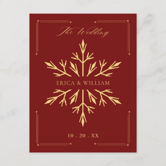 Invitation Wedding christmas (Devant)