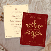 Invitation Wedding christmas