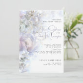 Invitation Wedding | Elegant Peonies (Debout devant)