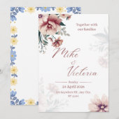 Invitation Wedding In (Devant / Derrière)