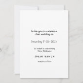 Invitation Wedding invitation, hand drawn illustration. (Dos)