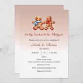 Invitation Wedding Invitation, 'Tis the Season to be Married (Devant / Derrière)