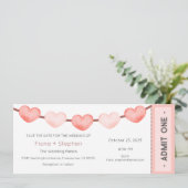 Invitation Wedding Invitation, Wedding Ceremony Reception (Debout devant)