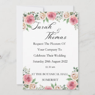 Invitation wedding Invite
