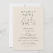 Invitation Wedding Lunch Invites, Elegant Happily Ever After (Devant)