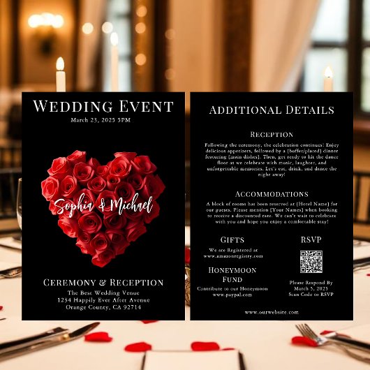 Invitation Wedding Magazine Cover All in One