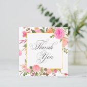 Invitation Wedding or Shower Thank you cards (Debout devant)