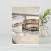 Invitation wedding rings (Debout devant)