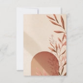 Invitation Wedding RSVP Card Terracotta Arch Olive Branch (Dos)