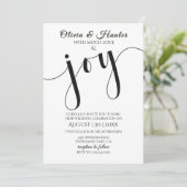 Invitation Wedding, Sage Green, Modern, Typography, Script, (Debout devant)