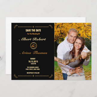 Invitation Wedding Save The Date Card Template