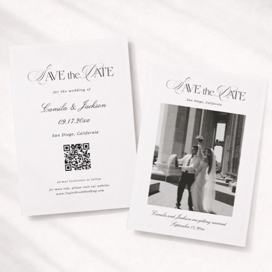 Invitation Wedding Save the Date Photo