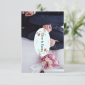 Invitation Wedding shower (Debout devant)