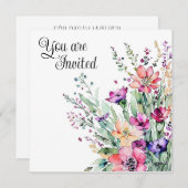 Invitation wedding shower (Devant / Derrière)