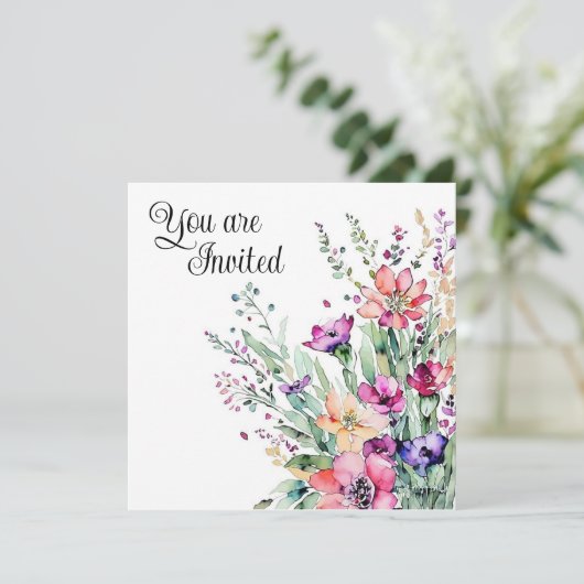 Invitation wedding shower (Debout devant)