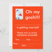 Invitation wedding shower (Dos)