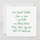 Invitation wedding shower (Dos)