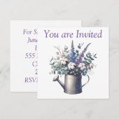 Invitation wedding shower (Devant / Derrière)