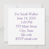 Invitation wedding shower (Dos)
