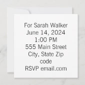 Invitation wedding shower (Dos)