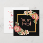 Invitation wedding shower (Devant / Derrière)