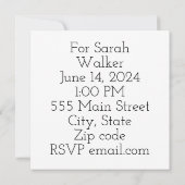 Invitation wedding shower (Dos)