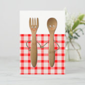 Invitation Wedding shower (Debout devant)