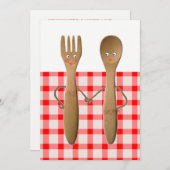 Invitation Wedding shower (Devant / Derrière)