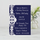 Invitation Wedding shower (Debout devant)
