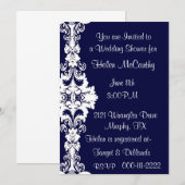 Invitation Wedding shower (Devant / Derrière)