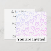 Invitation wedding shower (Devant / Derrière)