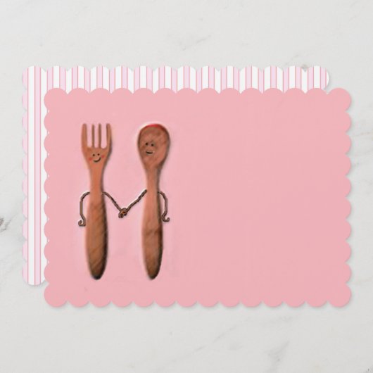 Invitation wedding shower (Devant / Derrière)